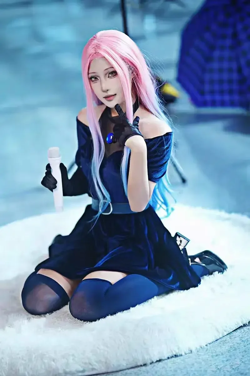 Mizi Cosplay Costume Anime Ali - Anime Cosplay Blue Hair review and price