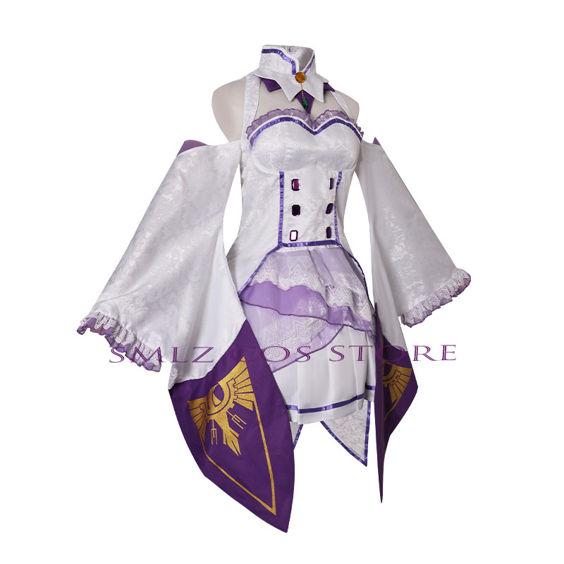 Emilia Cosplay Anime Re Zero K - Anime Cosplay Ladies review and price