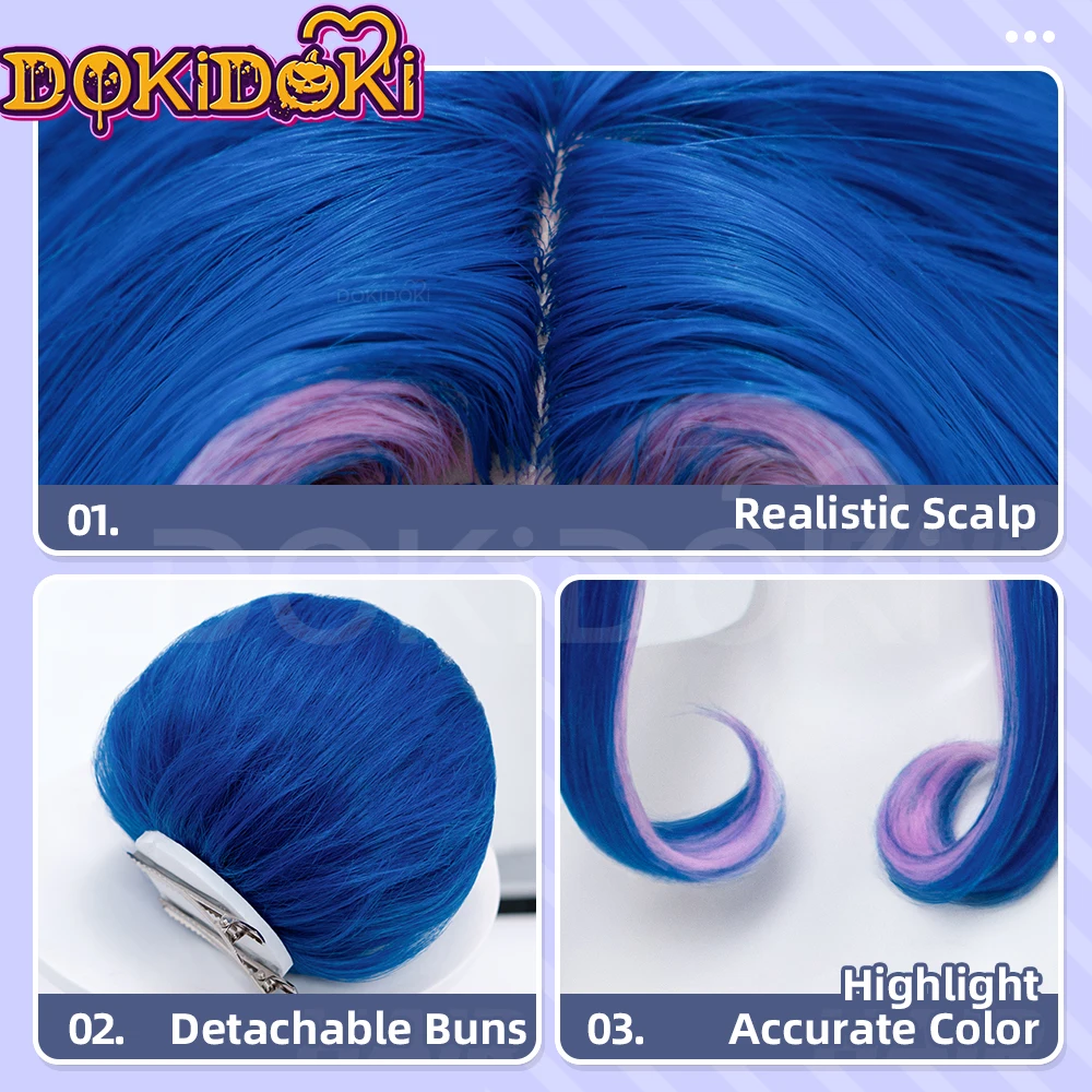 IN STOCK Guinevere Olivia Wig  - Anime Cosplay Blue Hair review and price