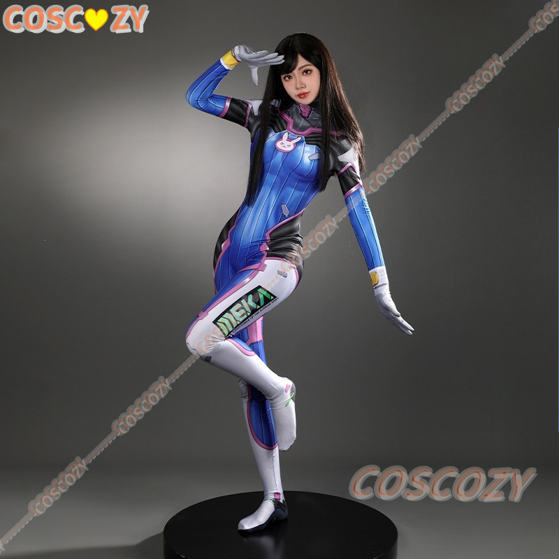 Women Dva Cosplay Complete Out - Anime Cosplay Jumpsuit review and price
