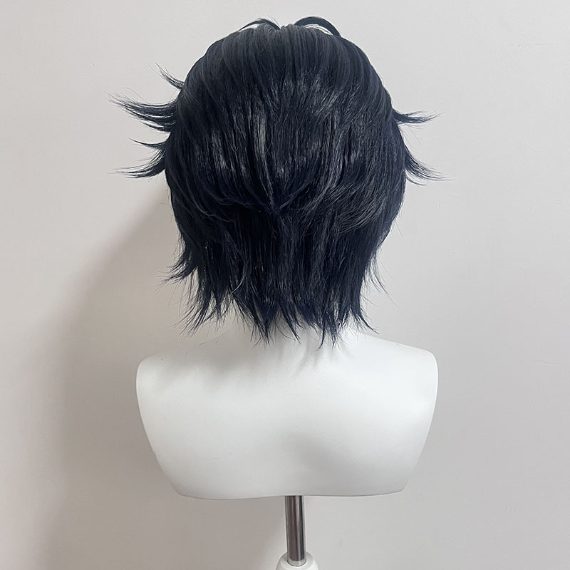 [Styled Wig]Asaba Harumasa Cos - Anime Cosplay Blue Hair review and price