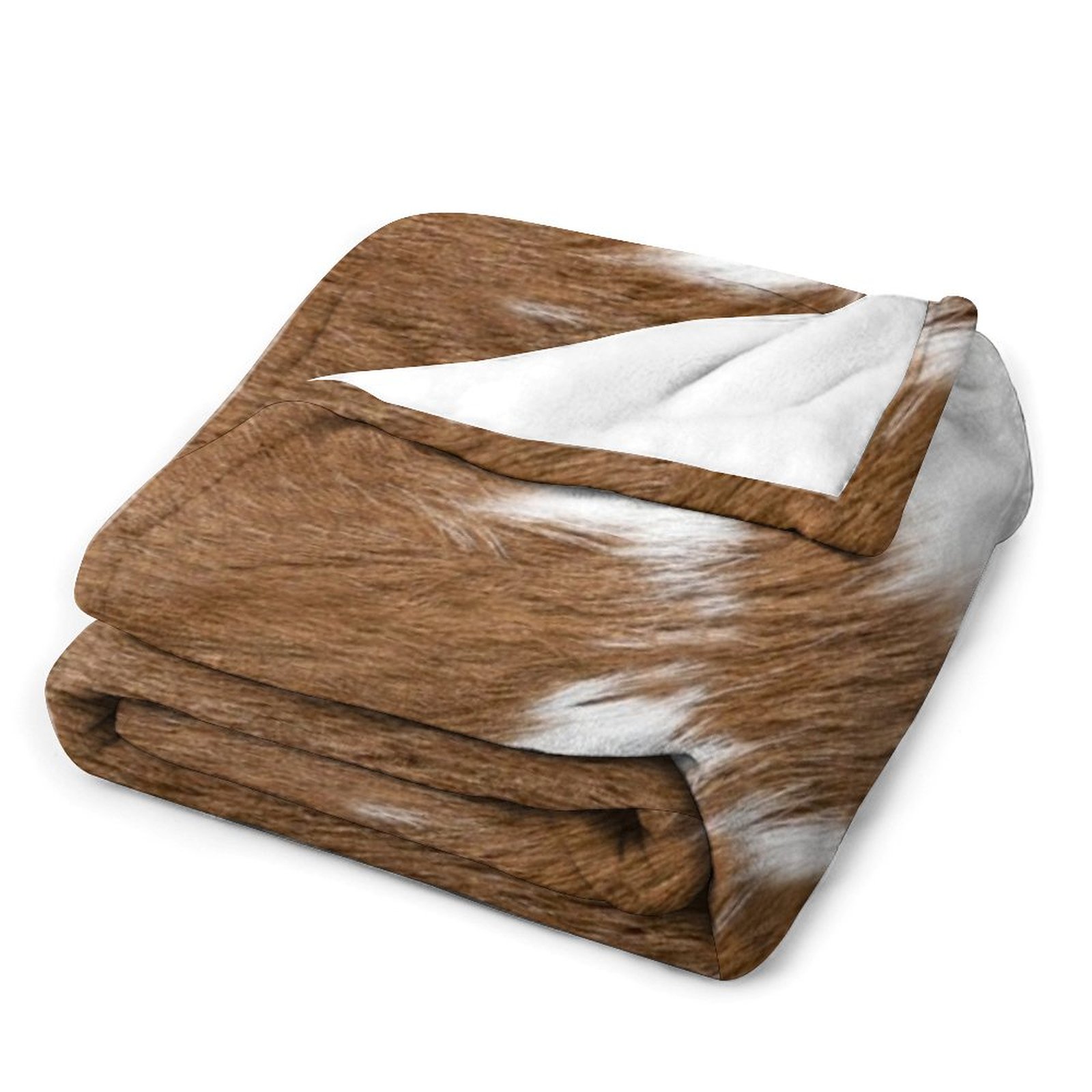Cow Hide Brown & White Throw B - Anime Cosplay Idea review and price